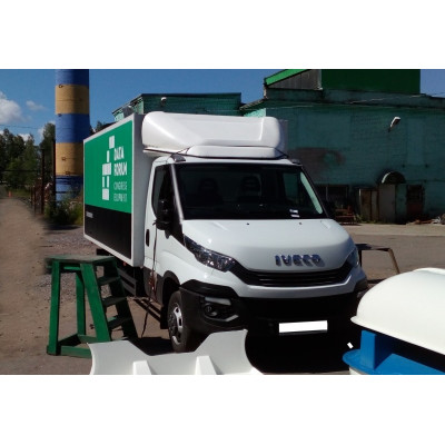 Регулируемый обтекатель (спойлер) для Iveco Daily с 2014г.